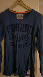 Vingino longsleeve blauw maat 140 10 jaar, Jongen, Ophalen of Verzenden, Zo goed als nieuw, Shirt of Longsleeve