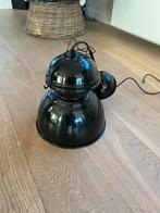 Zwarte hanglamp, Gebruikt, Ophalen of Verzenden, Metaal, Minder dan 50 cm