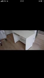Wit IKEA bureau te koop, Gebruikt, Ophalen