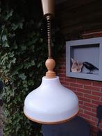 Steinhauer hanglamp- Dutch vintage /met trekpendel 70/80s, Huis en Inrichting, Lampen | Hanglampen, Hout, Gebruikt, Ophalen of Verzenden