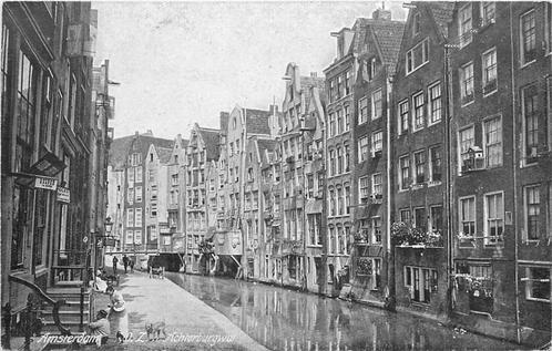 (381-134-033) Amsterdam Achterburgwal, Verzamelen, Ansichtkaarten | Nederland, Noord-Holland, Ophalen of Verzenden