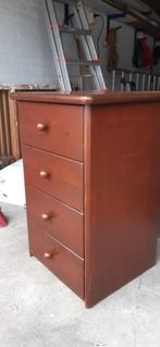 Houten ladeblok, Ophalen, Minder dan 50 cm, Gebruikt, 3 of 4 laden