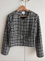 Jasje bouclé stof, Zwart, Maat 42/44 (L), Ophalen of Verzenden, Zo goed als nieuw