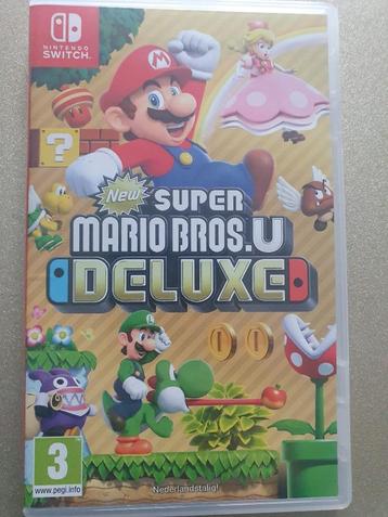 Super Mario Bros.U Deluxe voor de Nintendo Switch beschikbaar voor biedingen