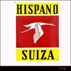Hispano Suiza – emaille bord, Reclamebord, Gebruikt, ., Ophalen of Verzenden
