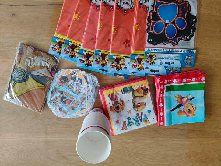 Paw Patrol Versieringen - Feestpakket, Hobby en Vrije tijd, Feestartikelen, Nieuw, Versiering, Verjaardag, Ophalen of Verzenden