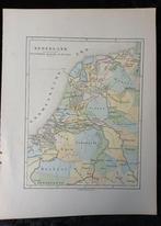 Landkaartjes (Litho) - Brinkman 1890 - Nederland, Gelezen, Ophalen of Verzenden, Landkaart, 1800 tot 2000