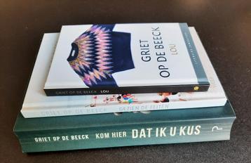 3 boeken van Griet Op de Beeck - o.a. Kom hier dat ik u kus beschikbaar voor biedingen