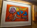 Karel Appel Litho - Floating Flower Passion, Ophalen of Verzenden