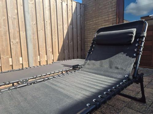 Set 2 x Infinity Goods ligbedden, Tuin en Terras, Ligbedden, Zo goed als nieuw, Rvs, Inklapbaar, Verstelbaar, Ophalen