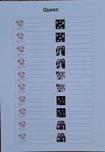 100 Jukebox titelkaartjes (Queen), Ophalen of Verzenden, 1970 tot heden, Overige merken