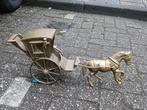 Koperen Paard en Wagen Beeld, Antiek en Kunst, Antiek | Koper en Brons, Ophalen of Verzenden, Koper