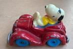 Leuk oud autootje met Snoopy, vintage, Ophalen of Verzenden, Snoopy, Gebruikt, Beeldje of Figuurtje