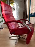 Jori Mensana relaxfauteuil cherry rood, Huis en Inrichting, Fauteuils, Ophalen, Zo goed als nieuw, 75 tot 100 cm, 50 tot 75 cm