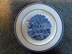 Twee blauw witte wandborden, Ophalen of Verzenden