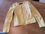 Leren jas transmission, Ophalen of Verzenden, Zo goed als nieuw, Maat 38/40 (M), Geel