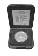 10 Gulden 1995 Hugo de Groot zilver Proof kwaliteit, Postzegels en Munten, Munten | Nederland, Ophalen of Verzenden, Koningin Beatrix