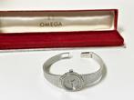 Omega de Ville Witgouden Lady Diamond Watch 1970 Ref. 7243
