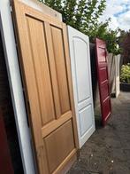 Meranti Opdek Binnendeur 83x201,5cm, Ophalen, 80 tot 100 cm, Binnendeur, Zo goed als nieuw