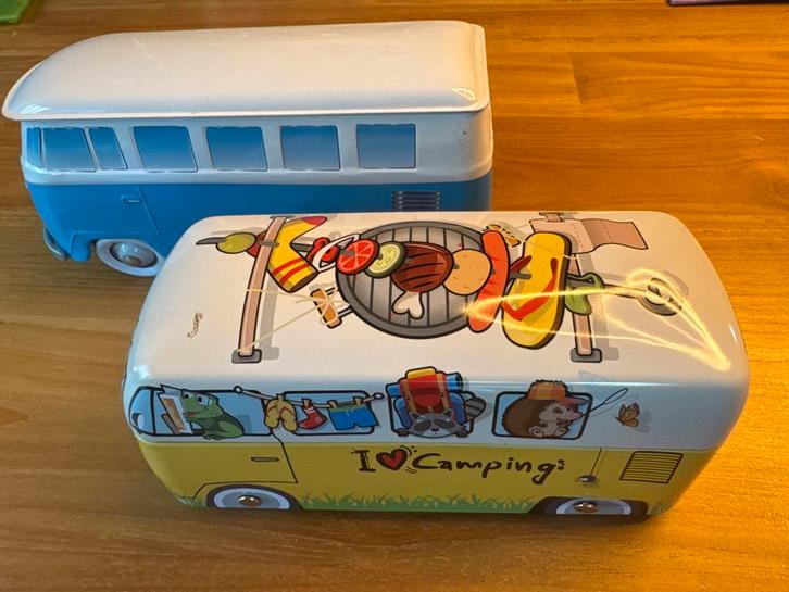 2 Blikken Trommels Volkswagen Bus, Hobby en Vrije tijd, Overige Hobby en Vrije tijd, Gebruikt, Ophalen of Verzenden