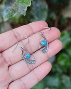 Larimar Oorhangers Zo - Echt Zilver, Hangers, Info@lavicollection.com, Nieuw, Met edelsteen