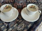 Wedgwood 2 x 2 Espresso Kopjes, Huis en Inrichting, Ophalen of Verzenden, Zo goed als nieuw, Wedgwood, Kop(pen) en/of Schotel(s)
