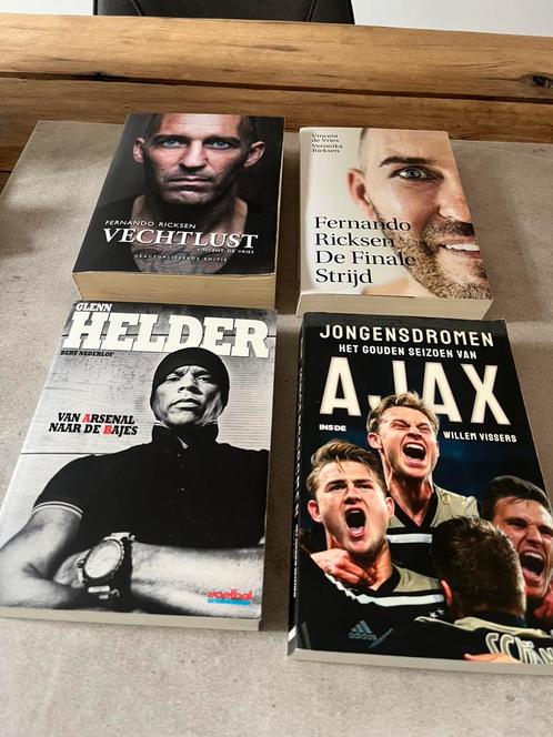 Partij van 8 sport boeken, Boeken, Biografieën, Zo goed als nieuw, Sport, Ophalen of Verzenden