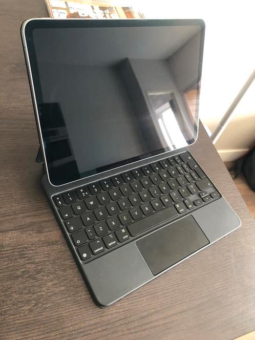 Apple iPad Pro 11” M2 (128GB) + Keyboard + Pencil, Computers en Software, Apple iPads, Zo goed als nieuw, Apple iPad, 11 inch