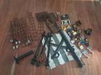 lego piraat onderdelen mast en minifiguren, Ophalen of Verzenden, Gebruikt, Losse stenen, Lego