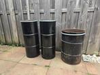 Metalen ton, Tuin en Terras, Bloembakken en Plantenbakken, Ophalen, Tuin, Gebruikt, Minder dan 60 cm