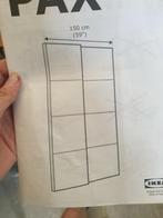 Ikea Pax deuren hoogte 236 cm breedte 150 cm, Ophalen, 100 tot 150 cm, 200 cm of meer, Zo goed als nieuw