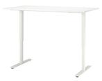 (2x) IKEA Trotten sta/zit bureau 160x80 cm ZGAN, Huis en Inrichting, Bureaus, Ophalen, In hoogte verstelbaar, Zo goed als nieuw