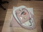 Babynestje + boxkleed + wikkeldoek + Deken + boxmobiel set, Ophalen, Zo goed als nieuw, Driehoekig, Boxkleed