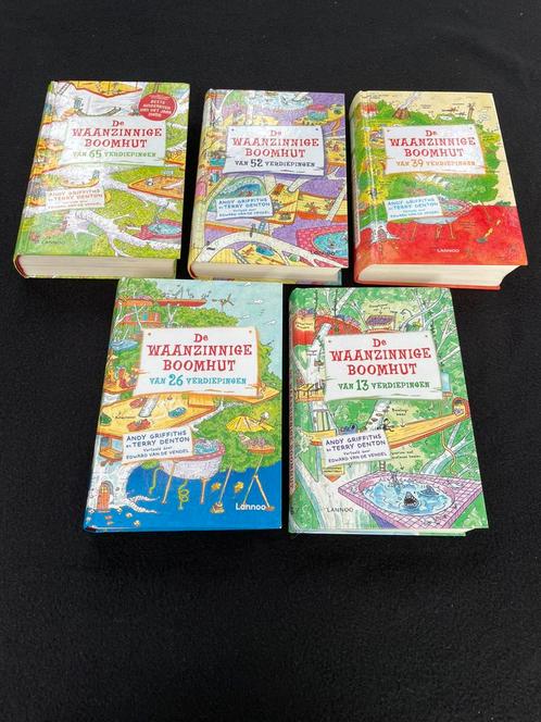 De waanzinnige Boomhut serie 1-5, Boeken, Kinderboeken | Jeugd | 10 tot 12 jaar, Zo goed als nieuw, Fictie, Ophalen of Verzenden