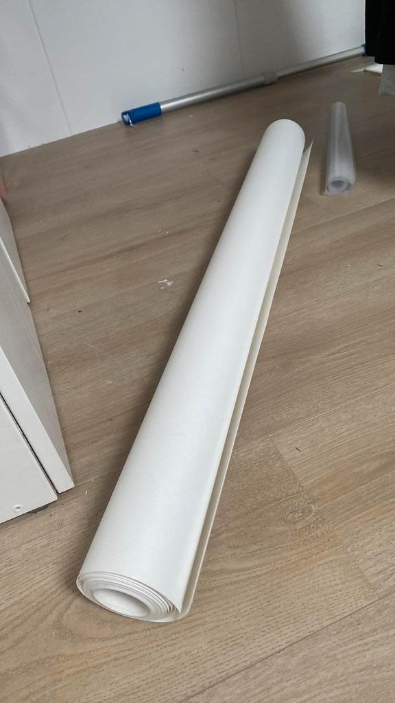 Rol overschilderbaar vliesbehang, zeer glad, Huis en Inrichting, Stoffering | Behang, Wit, minder dan 10 m², Ophalen