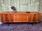 Gratis bezorging!mid century retro vintage teak dressoir1960, Teakhout, Gebruikt, 150 tot 200 cm, Ophalen of Verzenden