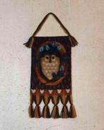 Vintage retro wandkleed Smyrna uil donkere kleuren 133/51