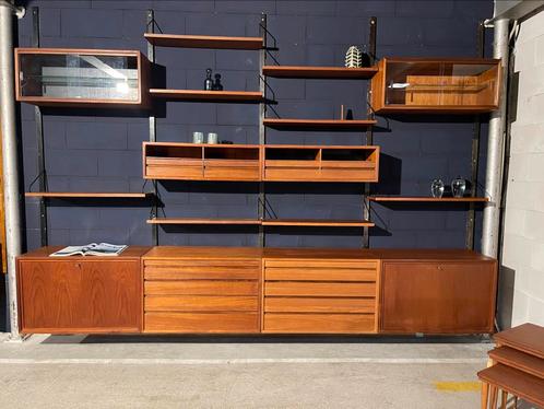Poul Cadovius by Royal System vintage modulair wandsysteem, Huis en Inrichting, Woonaccessoires | Wandplanken en Boekenplanken