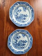 2 Antieke Chinese Borden, 18e Eeuw, Antiek en Kunst, Antiek | Porselein, Ophalen of Verzenden