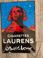 Emaille bord Laurens sigaretten nieuwstaat, Ophalen of Verzenden, Zo goed als nieuw, Reclamebord