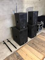 Electro voice tour x speakers,versterkers,processor, hoezen, Zo goed als nieuw, Complete surroundset, 120 watt of meer, Ophalen