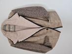 Damesblazer suède gemêleerd bruin beige, Ophalen of Verzenden, Zo goed als nieuw, Maat 38/40 (M)