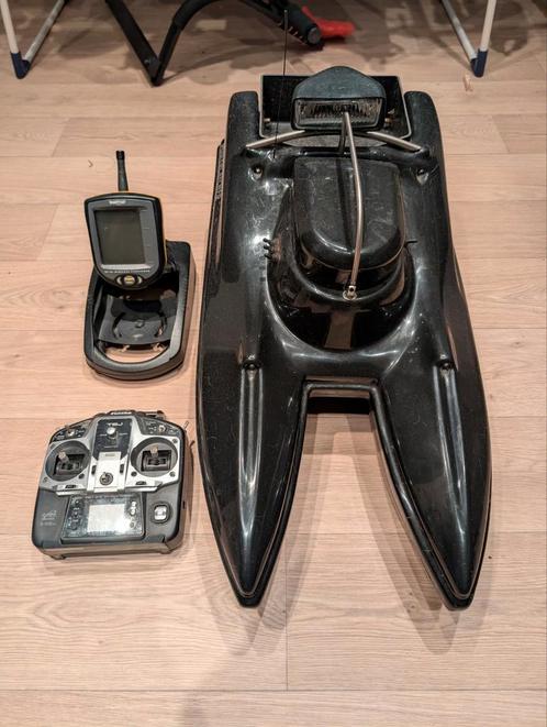 Powercatcher met rf15 dieptemeter en laders, Watersport en Boten, Hengelsport | Karpervissen, Gebruikt, Overige typen, Ophalen of Verzenden