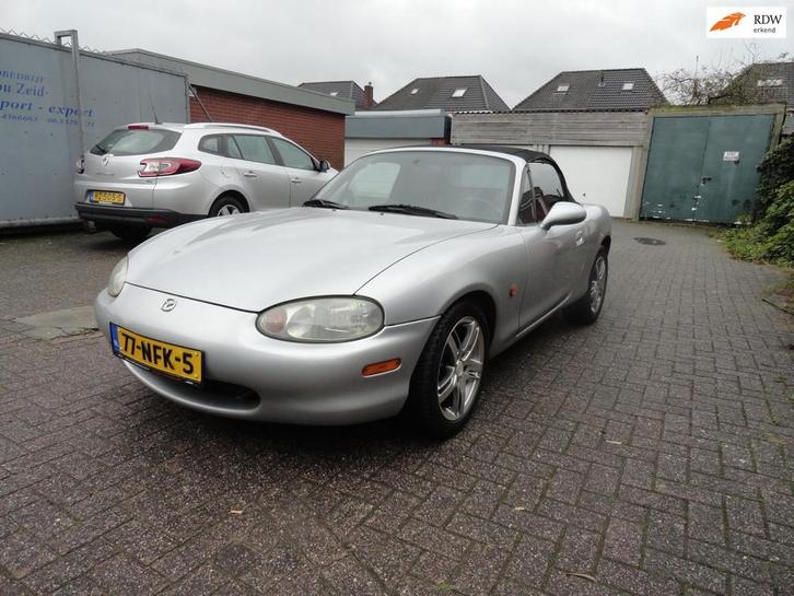 Mazda MX-5 1.6i CABRIO (KM 286930), Auto's, Mazda, Bedrijf, Te koop, MX-5, Airbags, Centrale vergrendeling, Elektrische buitenspiegels