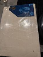 Nieuw Creme Hoeslaken Lits Jumeaux 180x200 Katoen, Huis en Inrichting, Slaapkamer | Beddengoed, Ophalen of Verzenden, Hoeslaken of Sloop