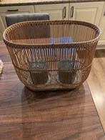 Riviera Maison grote ovale windlicht, Ophalen of Verzenden, Zo goed als nieuw, Hout, 25 tot 50 cm