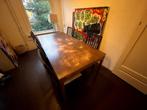 Eettafel + 6 stoelen, Huis en Inrichting, Tafels | Eettafels, Ophalen, Gebruikt, Eikenhout, 50 tot 100 cm