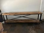 Sidetable XXL van wagonplanken, Ophalen, 25 tot 50 cm, 250 tot 300 cm, Minder dan 100 cm