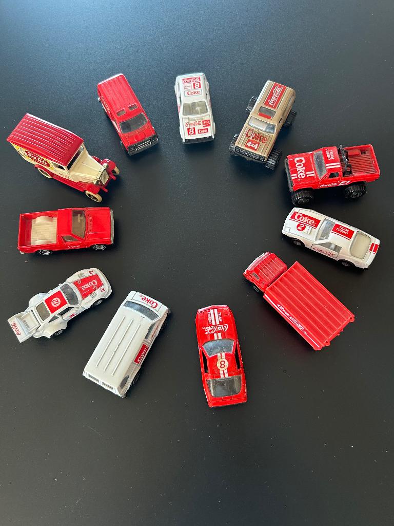 Coca Cola- mini auto’s, Ophalen of Verzenden, Zo goed als nieuw, Gebruiksvoorwerp