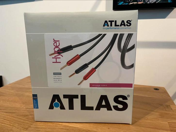 Atlas Hyper 1.5. 2 x 2 of 2 x 3  luidsprekerkabel Nieuw!, Audio, Tv en Foto, Audiokabels en Televisiekabels, Nieuw, Luidsprekerkabel